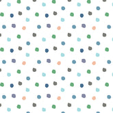 Dino Spots White (Sold By 1/2 Meter)